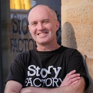 Headshot of Craig New, Engagement and Operations Lead at Story Factory 