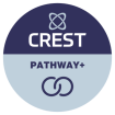 A CREST Pathway+ organisation has signed Codes of Conduct and Ethics and self-assessed against CREST’s standards. A CREST Pathway+ organisation is aiming for, but is not, a CREST Accredited Member company.